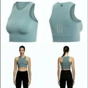 Adidas Wrap Cropped Top Seamless Knit No tag Size S